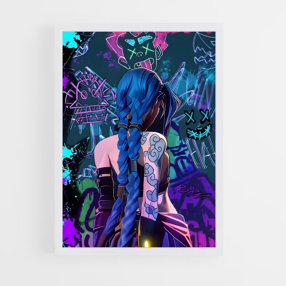Poster Blue Vandal – affiche League Of Legends (vue 3)